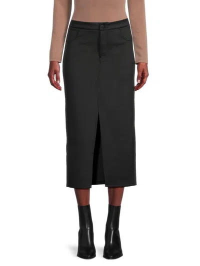 Hudson Women's Slit Sheath Skirt In Black