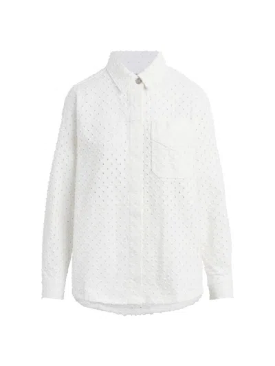 Hudson Women's Tattered Cotton Shacket