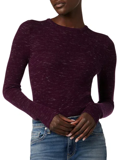 Hudson Back Keyhole Sweater In Red
