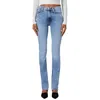 Hudson Womens High Rise Light Wash Bootcut Jeans