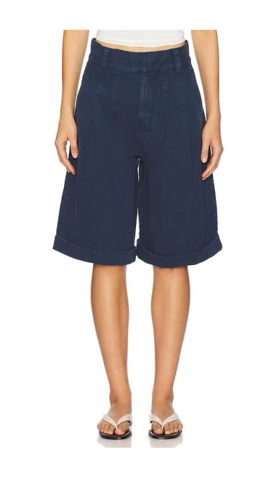 Hudson X Brooks Nader Bermuda Short In Moonlit Ocean