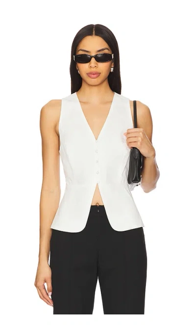 Hudson X Brooks Nader Laissez Vest In White
