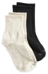Hue 2-pack Wool Blend Mini Crew Socks In Oatmeal Pack