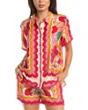 Hue 2pc Flounce T-shirt Pajama Set In Multi