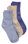 Hue 3-pack Bobby Socks In Multi