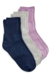 Hue 3-pack Bobby Socks In Multi