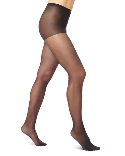 HUE 30 DENIER SHEER COVERAGE CONTROL TOP TIGHTS,U11231