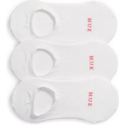 Hue 3-pack The Perfect Sneaker Liner Socks In White