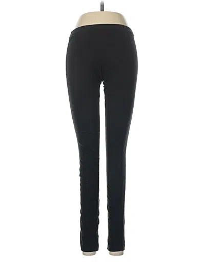 Pre-owned Hue Active Pants In Black