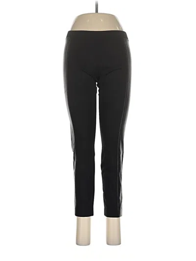 Pre-owned Hue Active Pants In Black