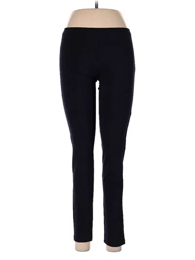 Pre-owned Hue Active Pants In Blue