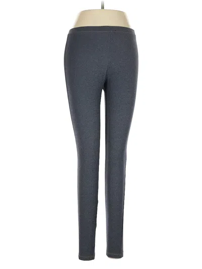 Pre-owned Hue Active Pants In Blue