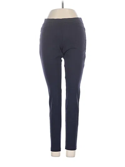 Pre-owned Hue Active Pants In Blue