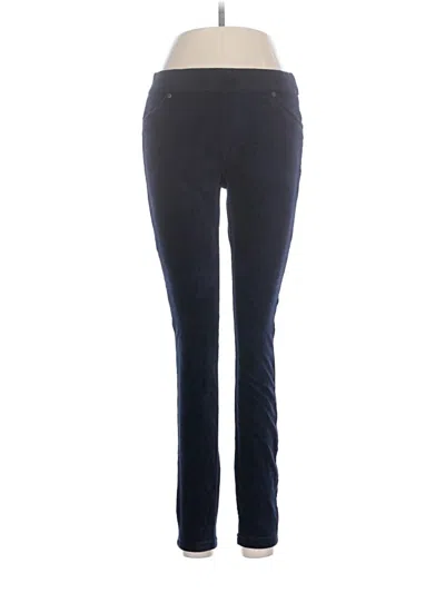 Pre-owned Hue Active Pants In Blue