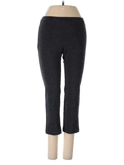 Pre-owned Hue Active Pants In Gray