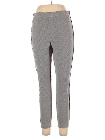 Pre-owned Hue Active Pants In Gray