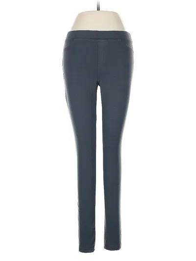 Pre-owned Hue Active Pants In Gray