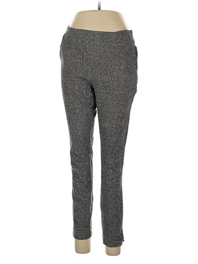 Pre-owned Hue Active Pants In Gray