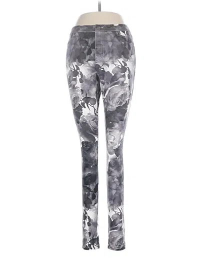 Pre-owned Hue Active Pants In Gray