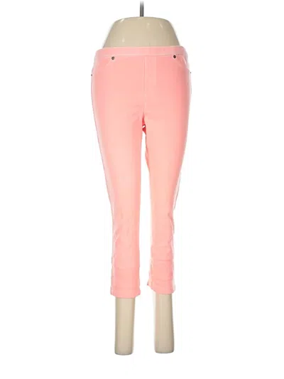 Pre-owned Hue Active Pants In Pink