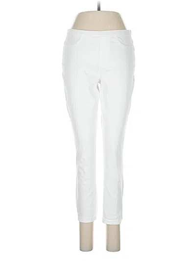 Pre-owned Hue Active Pants In White