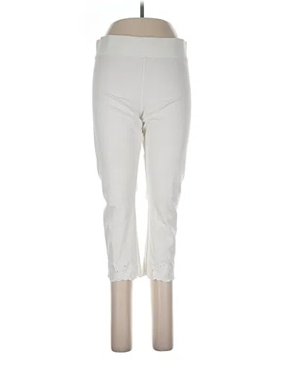 Pre-owned Hue Active Pants In White