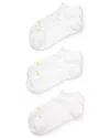 Hue Air Cushion No-show Socks, Set Of 3 In White