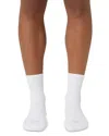 Hue Air Cushion Assorted 3-pack Crew Socks In White