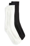 Hue Women's Seed Stitch Boot Socks, Pack Of 2 In Ivory Pack