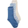 Hue Assorted 3-pack Supersoft Crew Socks In Multi