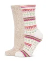 Hue Boot Socks, 2-pack In Ivory