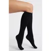 Hue Cable Knee High Socks In Black
