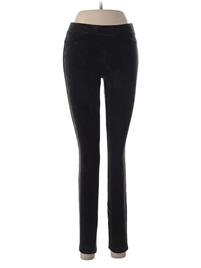 Pre-owned Hue Casual Pants In Black