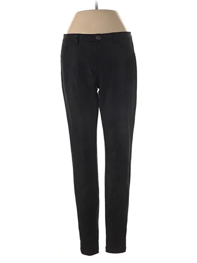 Pre-owned Hue Casual Pants In Black