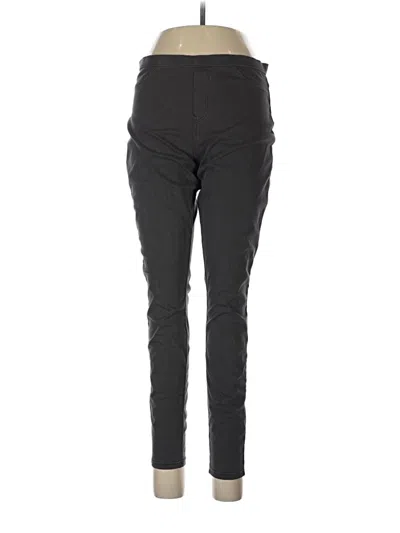 Pre-owned Hue Casual Pants In Black