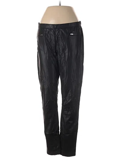 Pre-owned Hue Casual Pants In Black