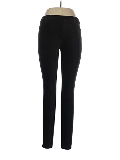 Pre-owned Hue Casual Pants In Black