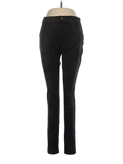 Pre-owned Hue Casual Pants In Black