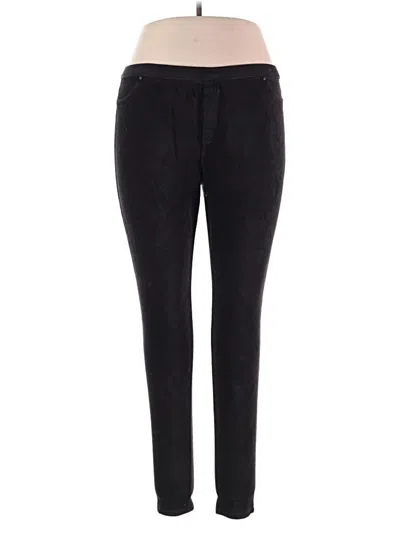 Pre-owned Hue Casual Pants In Black