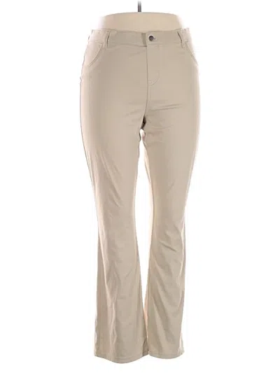Pre-owned Hue Casual Pants In Brown