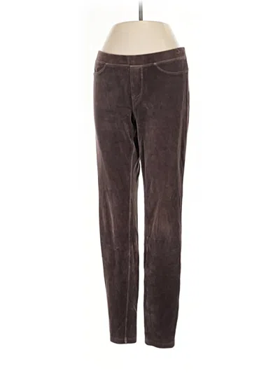 Pre-owned Hue Casual Pants In Brown