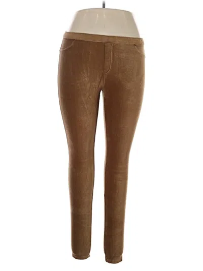 Pre-owned Hue Casual Pants In Brown