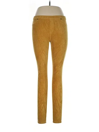 Pre-owned Hue Casual Pants In Gold