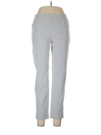 Pre-owned Hue Casual Pants In Gray
