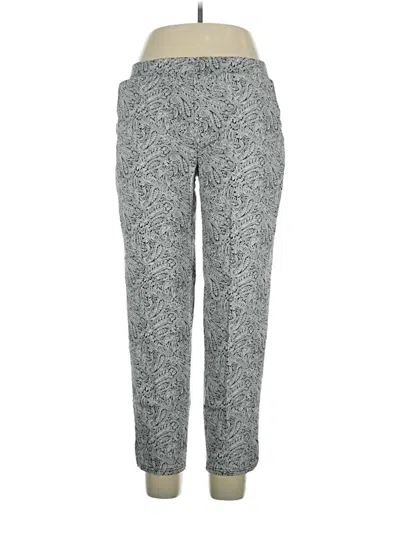 Pre-owned Hue Casual Pants In Gray