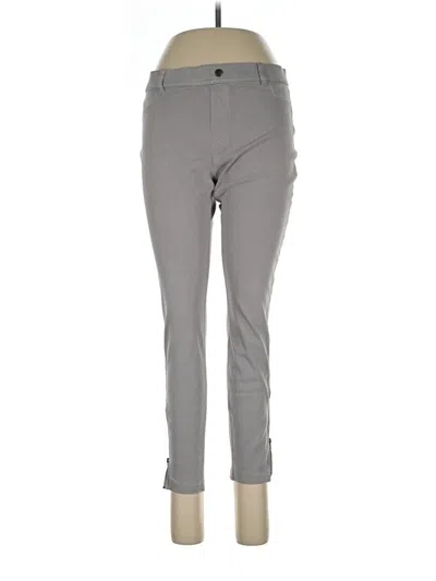 Pre-owned Hue Casual Pants In Gray