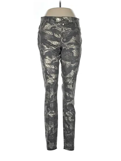 Pre-owned Hue Casual Pants In Gray