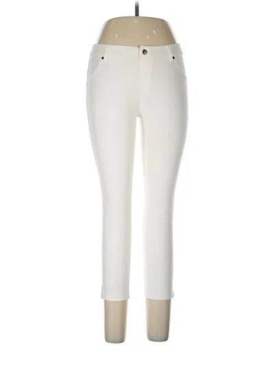 Pre-owned Hue Casual Pants In Ivory