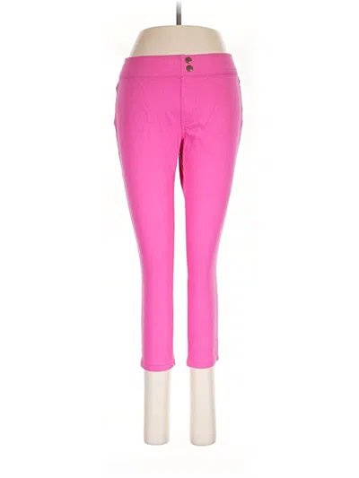 Pre-owned Hue Casual Pants In Pink