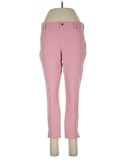 Pre-owned Hue Casual Pants In Pink